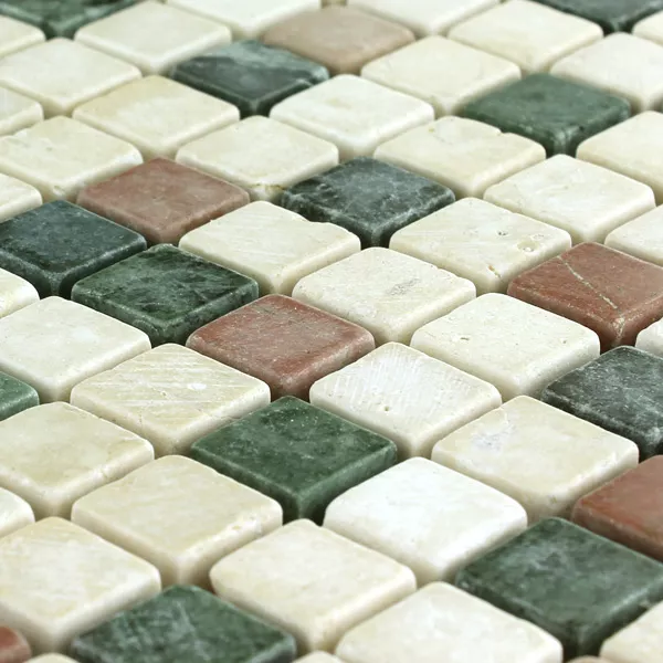 Campione Mosaico Marmo Colorato Mix 