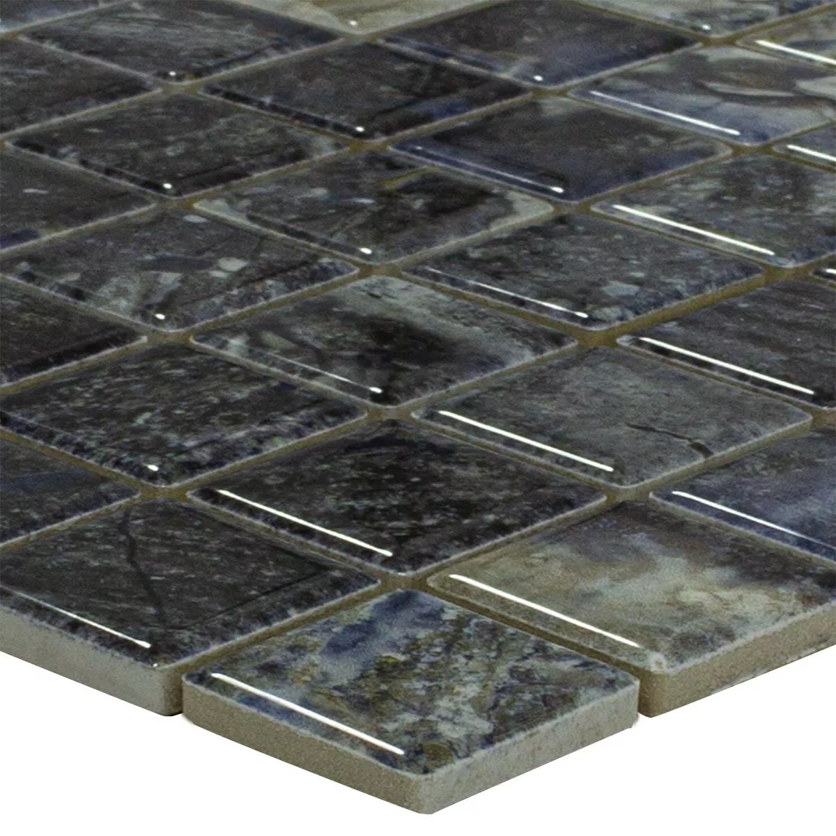 Ceramica Mosaico Piastrelle Elysium Marmo Ottica Blu Scuro 23 Ceramica Mosaico Piastrelle Elysium Marmo Ottica Blu Scuro 23
