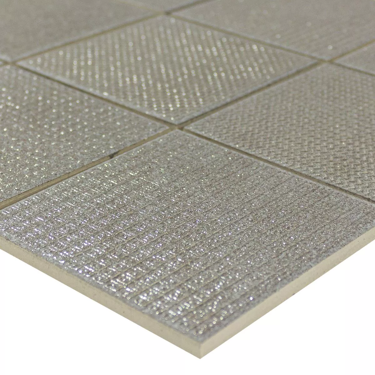 Areora Ceramica Mosaico Metallic Grigio