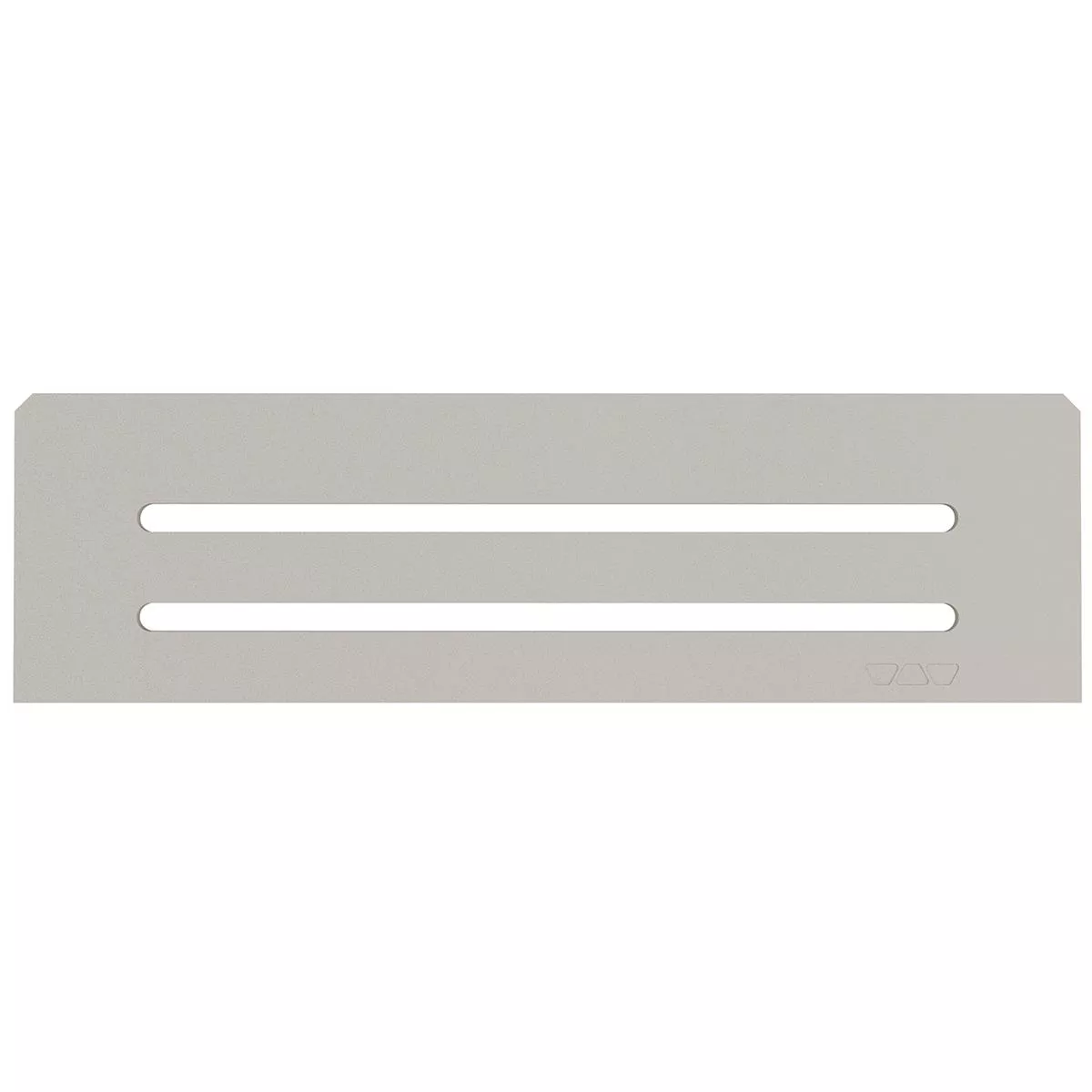 Mensola a muro Schlüter rettangolare 30x8,7 cm, modello Wave Beige