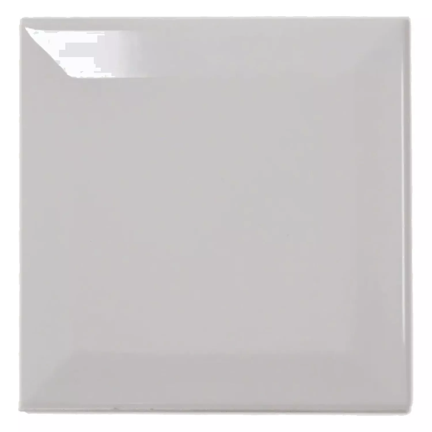 Piastrella metropolitana Grigio Lucida 10x10 cm Sfaccettatura Catarina Gris
