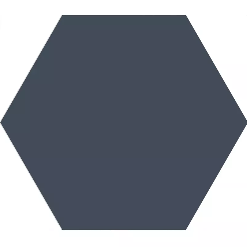 Piastrelle Loire Blu Esagono Struttura 23x27 cm