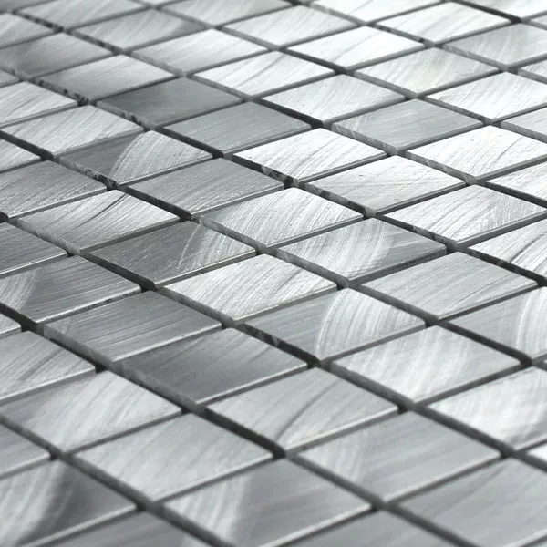 Mosaico Alluminio Mono Argento