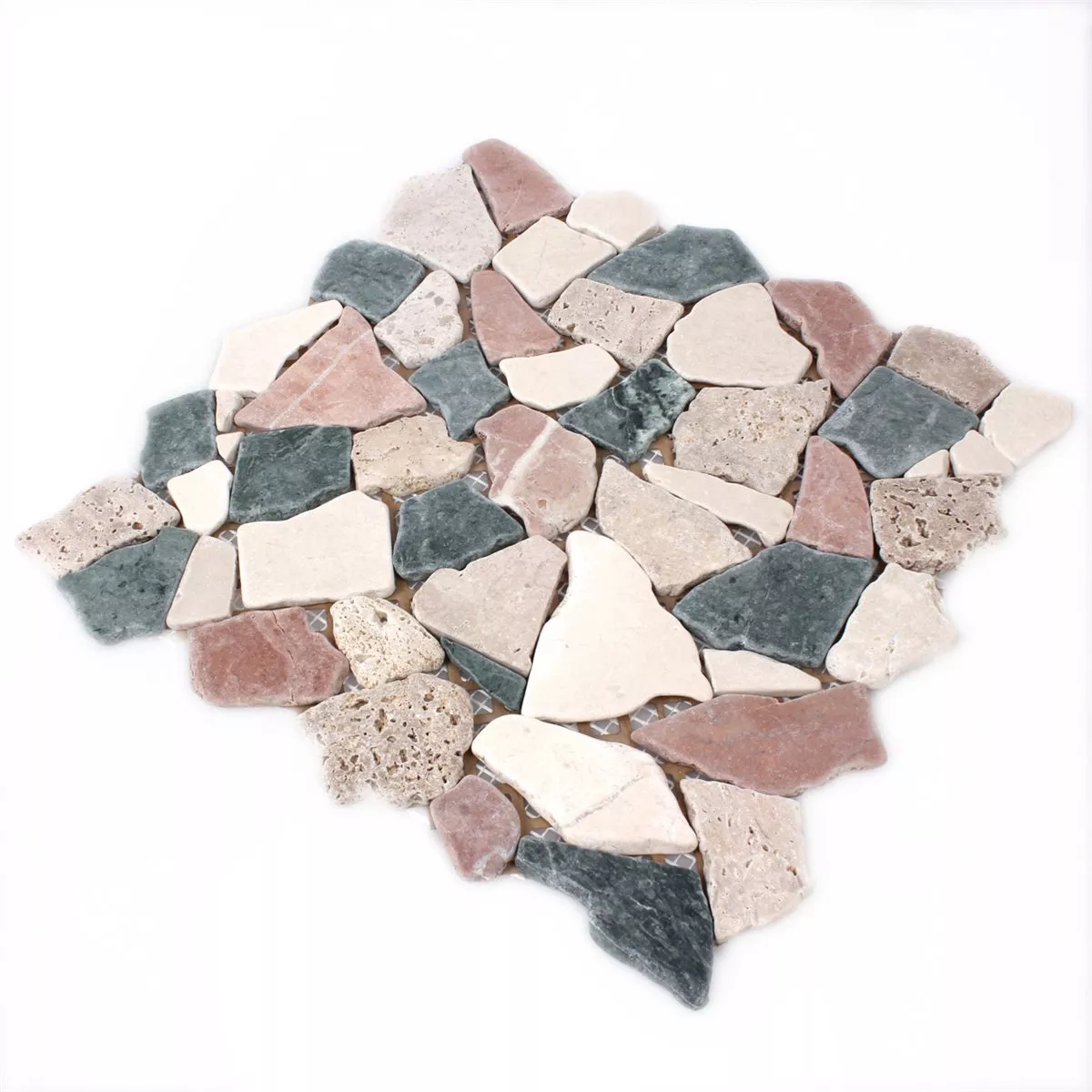 Mosaico Marmo Rotte Piastrelle Multi