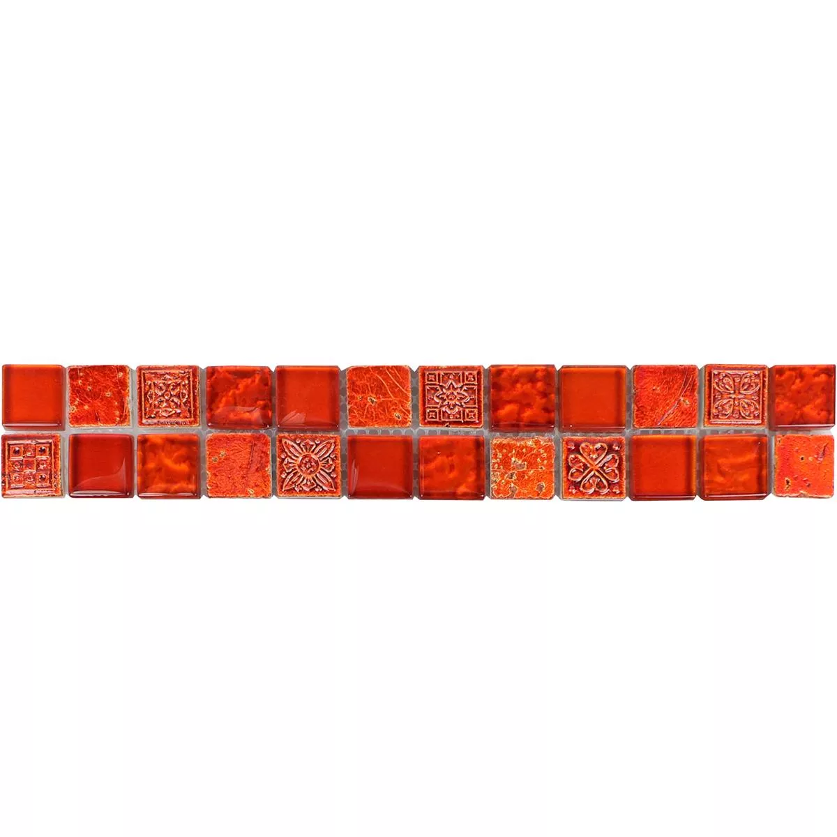 Vetro Pietra Naturale Tessere Di Confine Rockport Rosso
