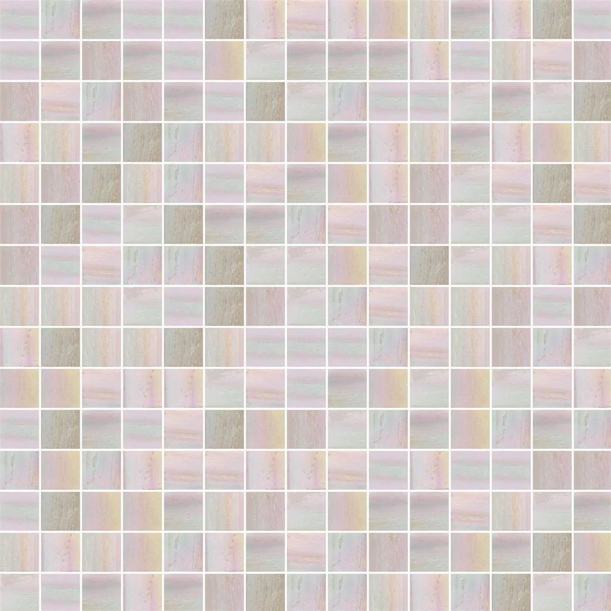 Mosaico Di Vetro Piastrelle Trend-Vi 821 Shining 20x20 mm