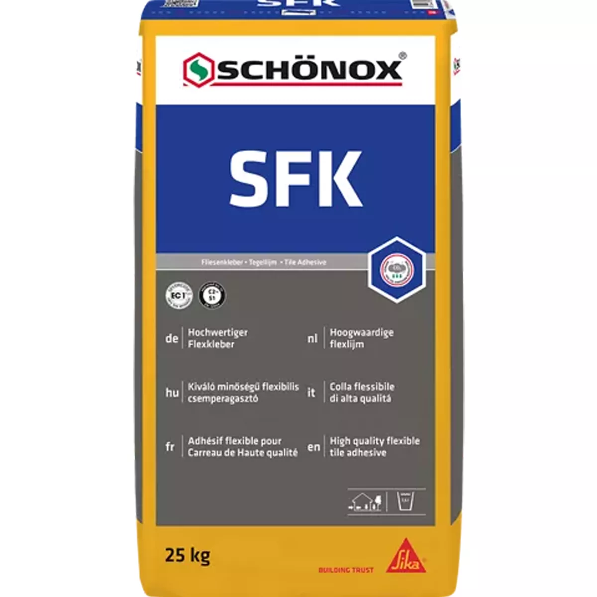 Colla per piastrelle Schönox SFK Flexkleber 25 kg