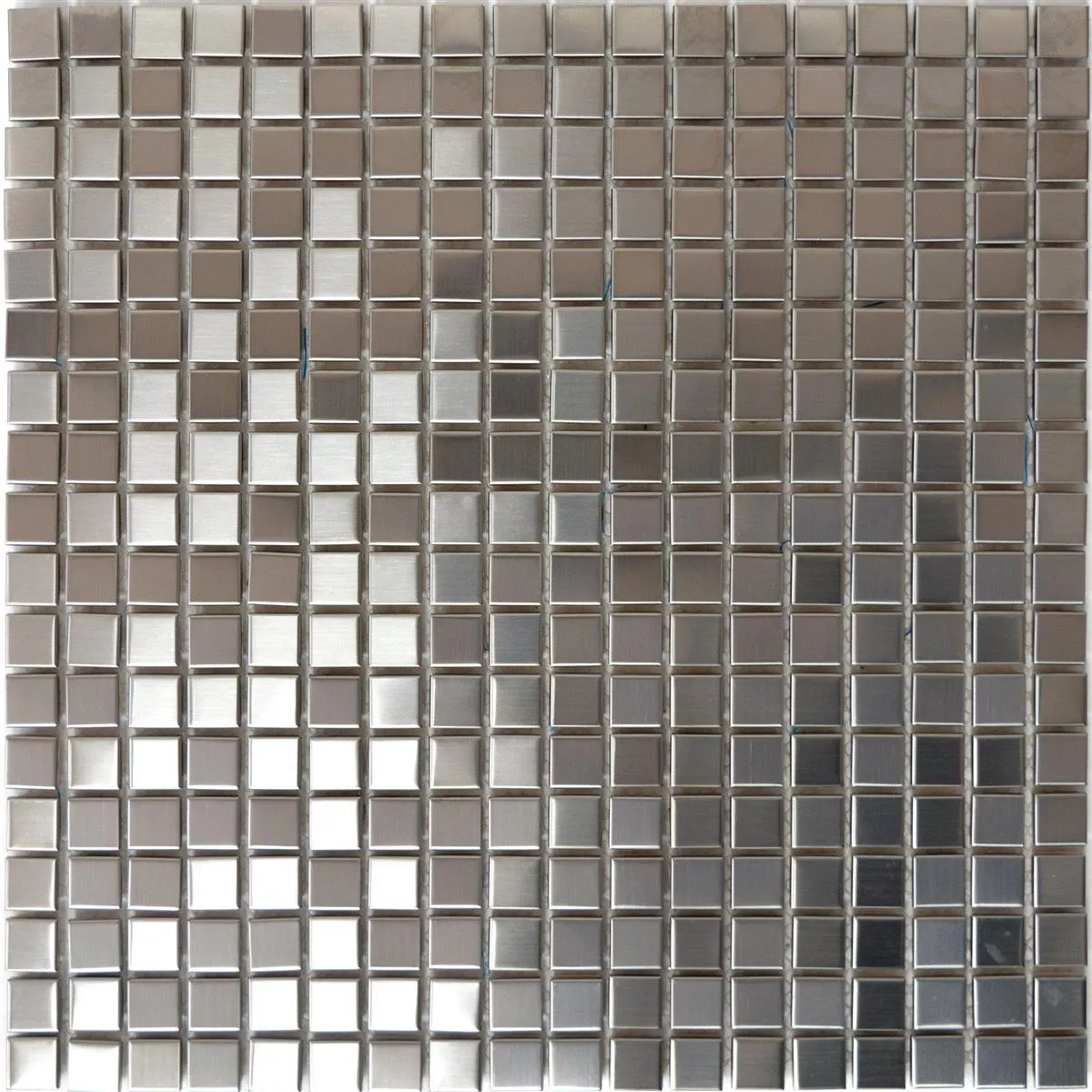 Campione Metallo Mosaico Magnet Spazzolato Piazza 15