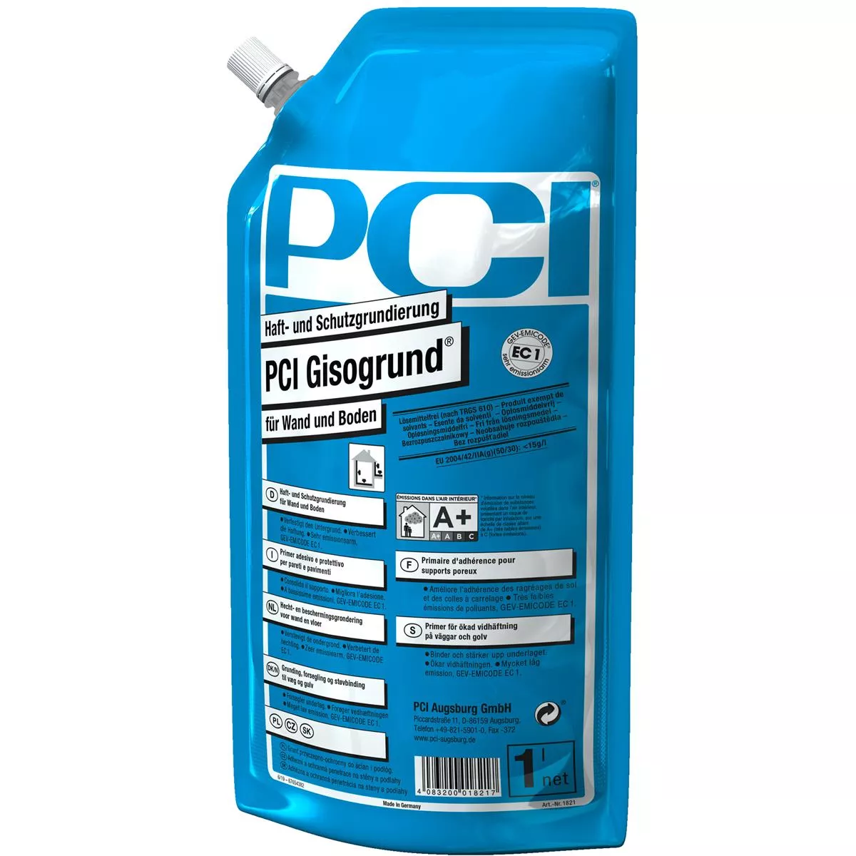 PCI Gisogrund adesivo e primer protettivo blu 1L