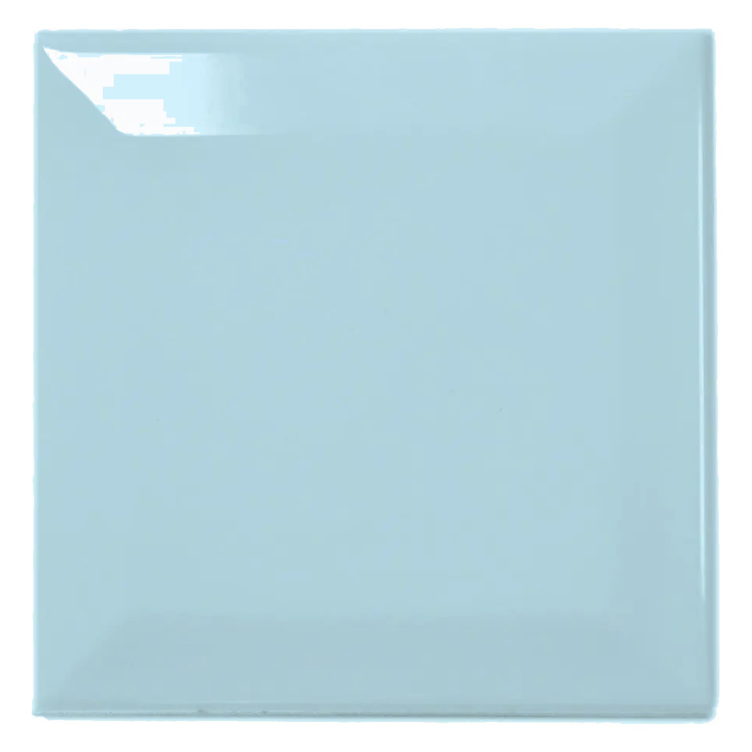 Piastrella metropolitana Blu Lucida 10x10 cm Sfaccettatura Catarina Piscina