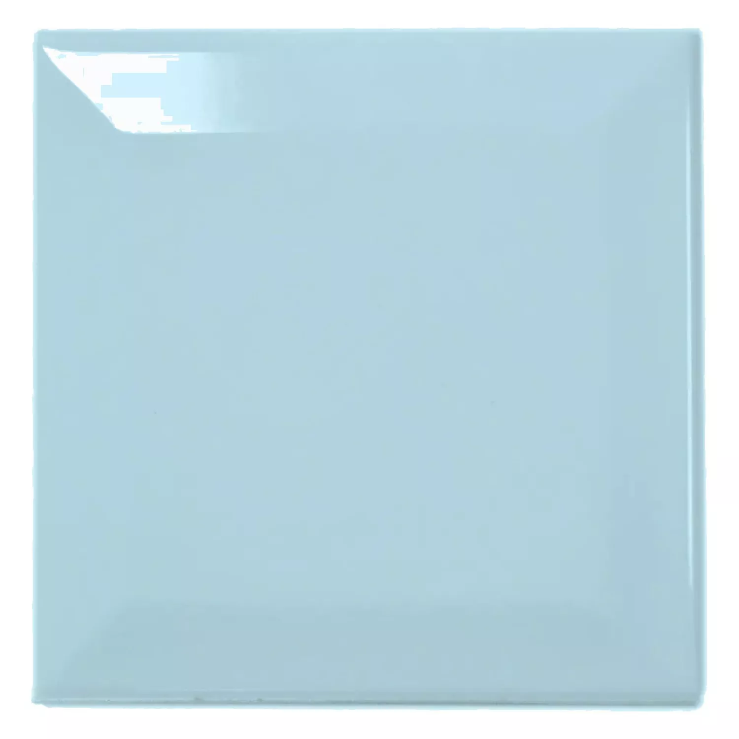 Piastrella metropolitana Blu Lucida 10x10 cm Sfaccettatura Catarina Piscina