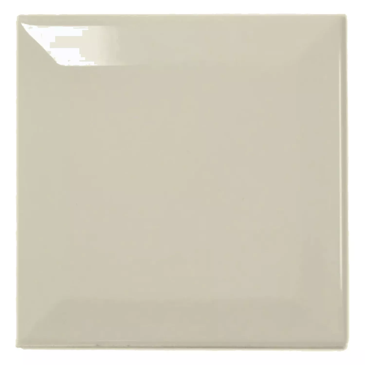 Piastrella metropolitana Grigio Lucida 10x10 cm Sfaccettatura Catarina Light Grey