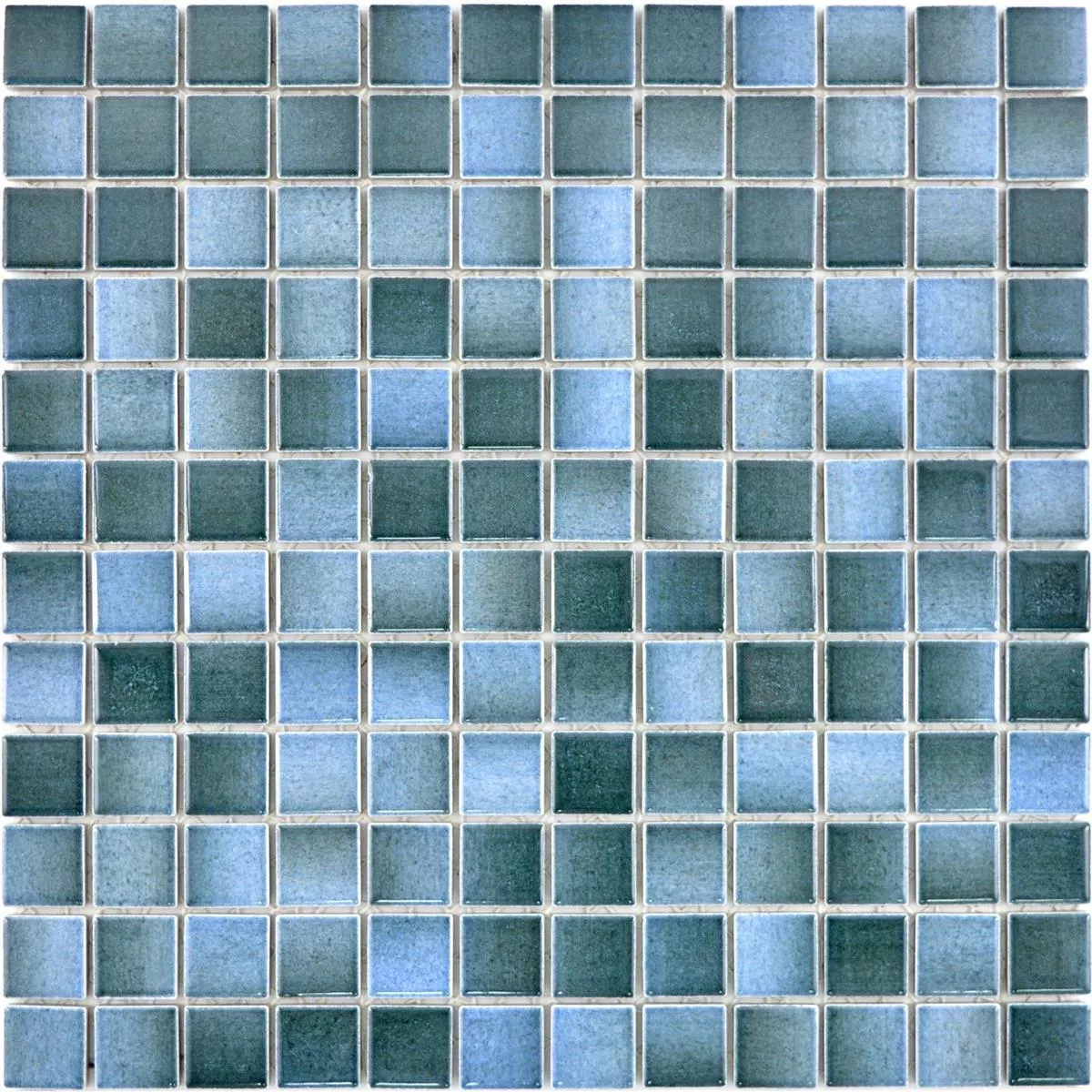 Campione Ceramica Mosaico Picasso Blu