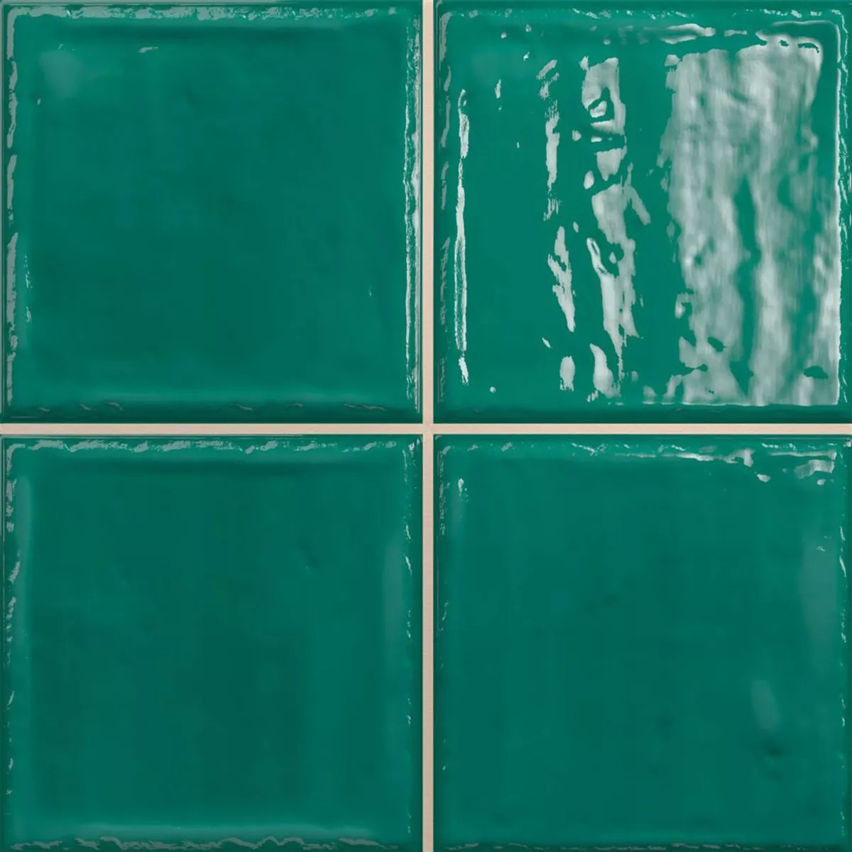 Rivestimenti Verbania Lucida Ondulato Verde 20x20cm