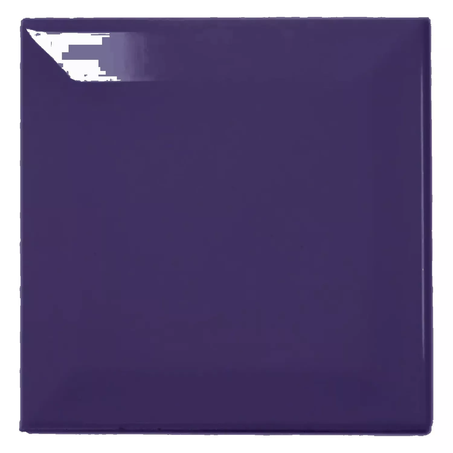 Piastrella metropolitana Blu Lucida 10x10 cm Sfaccettatura Catarina Cobalto