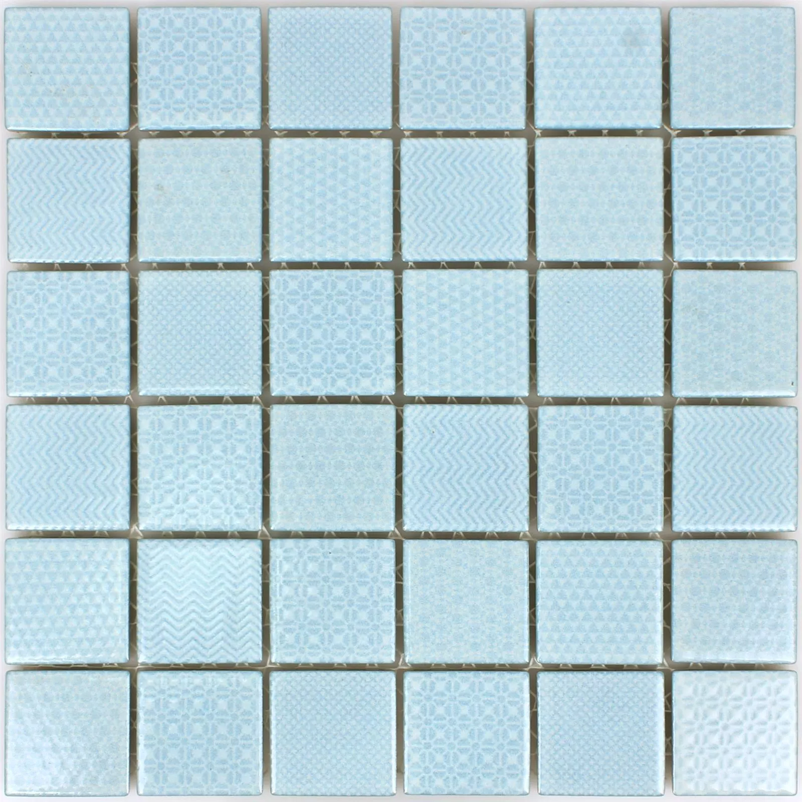Mosaico Ceramica Sapporo Blu Chiaro