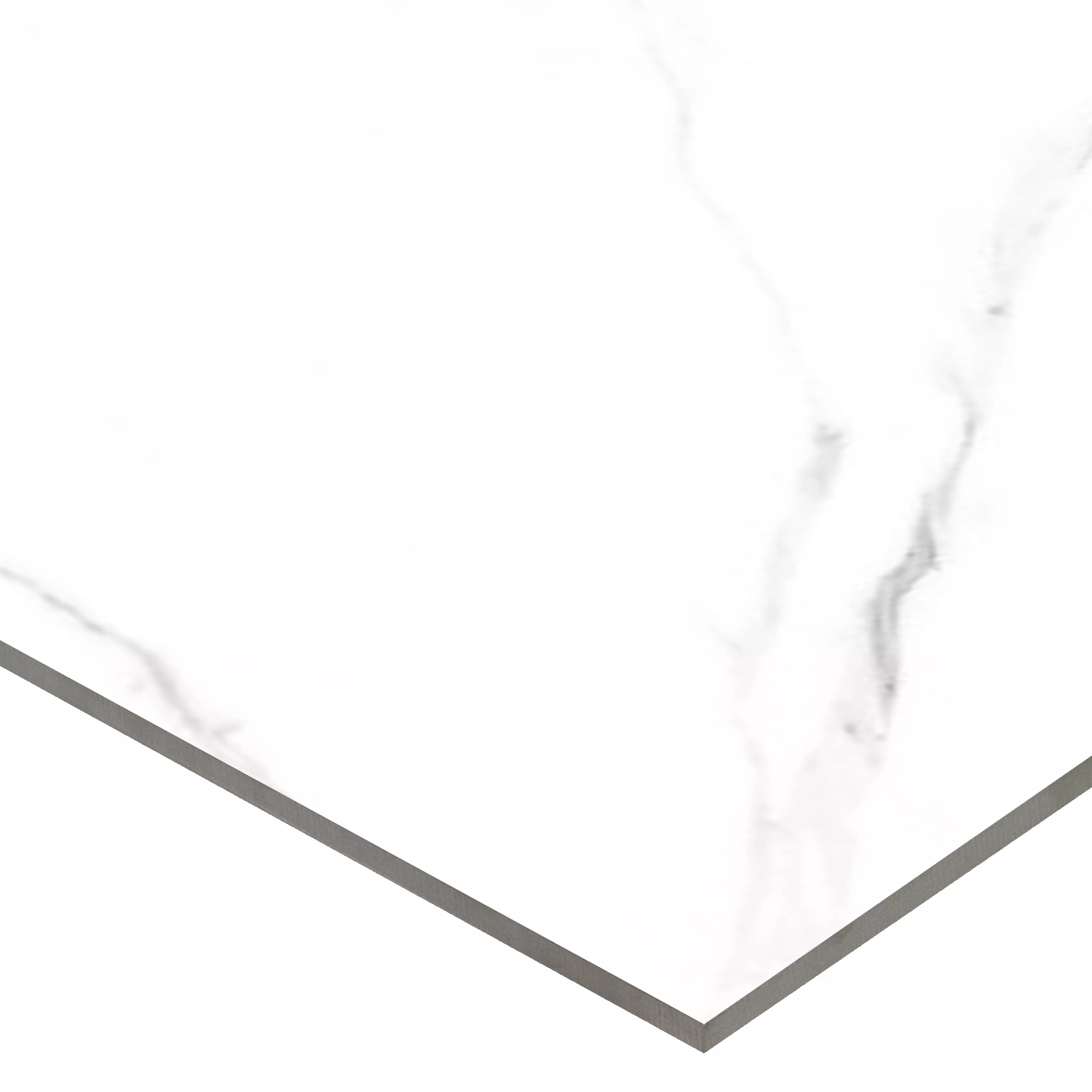 Piastrelle Serenity Marmo Ottica Lucidato Bianco 60x60cm