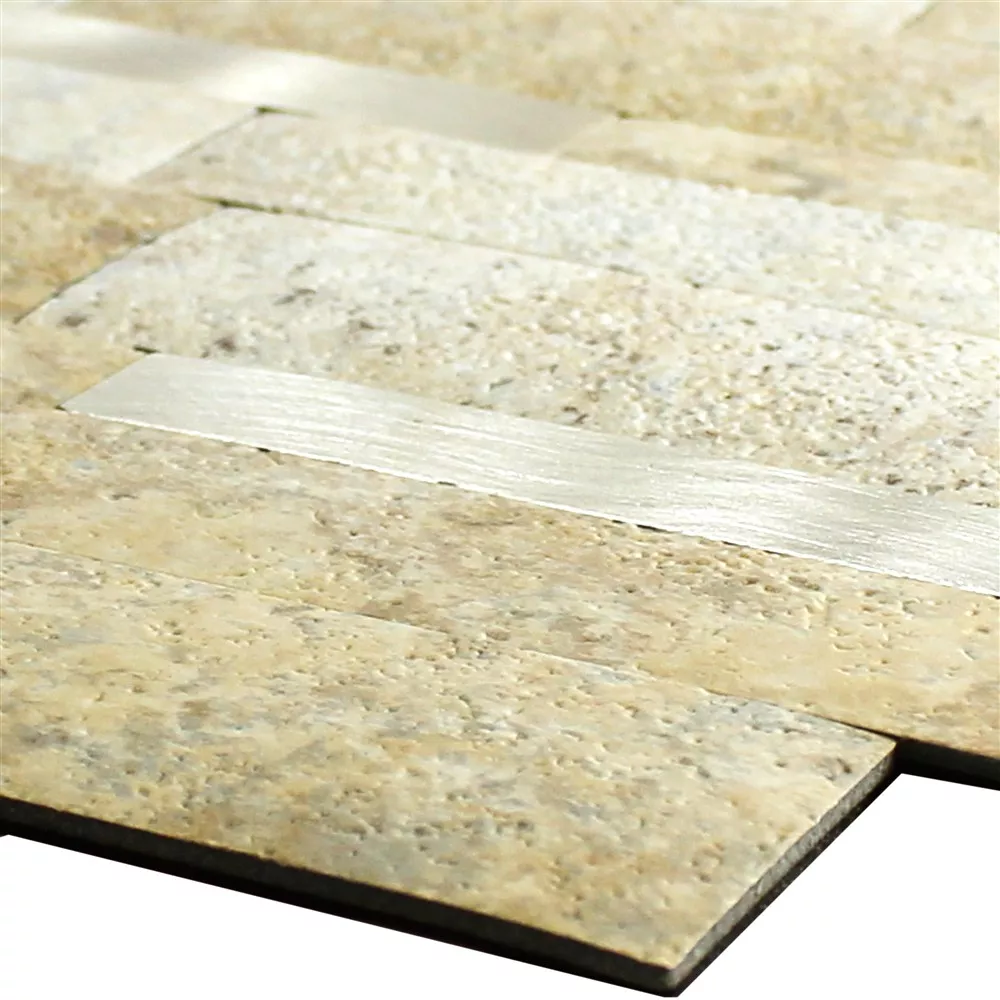 Vinile Mosaico Mirbach Autoadesivo Beige Oro