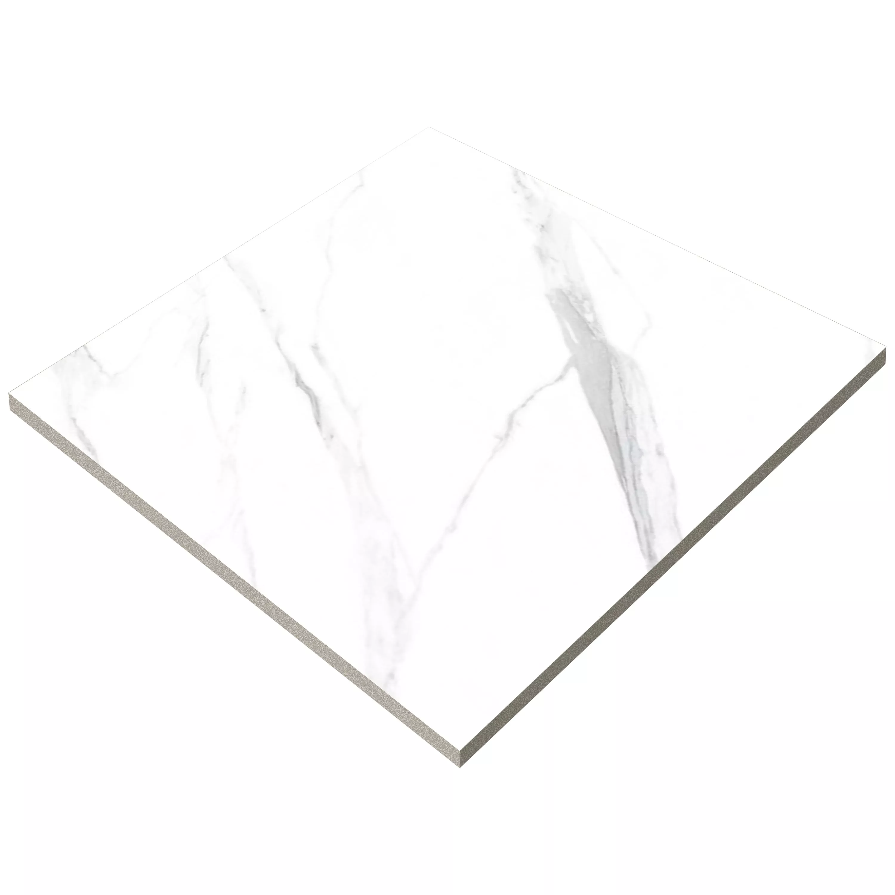 Piastrelle Louisburg Statuario Bianco Opaco Rettificato 60x60cm