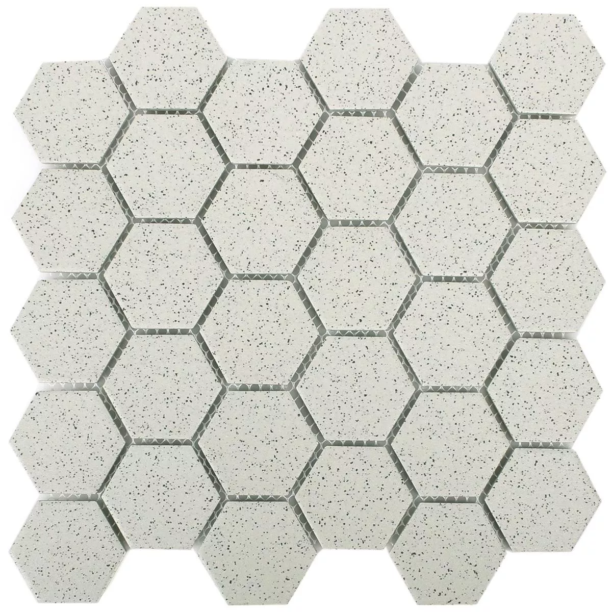 Campione Ceramica Mosaico Luanda Beige Hexagon 51
