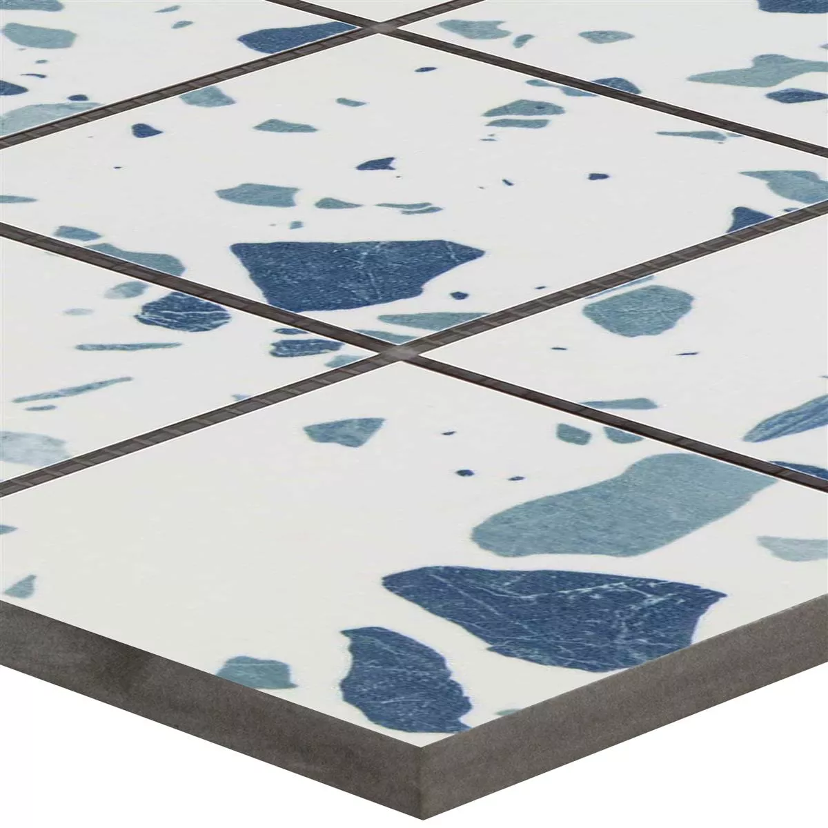 Ceramica Mosaico Piastrelle Liberty Blu 73x73mm