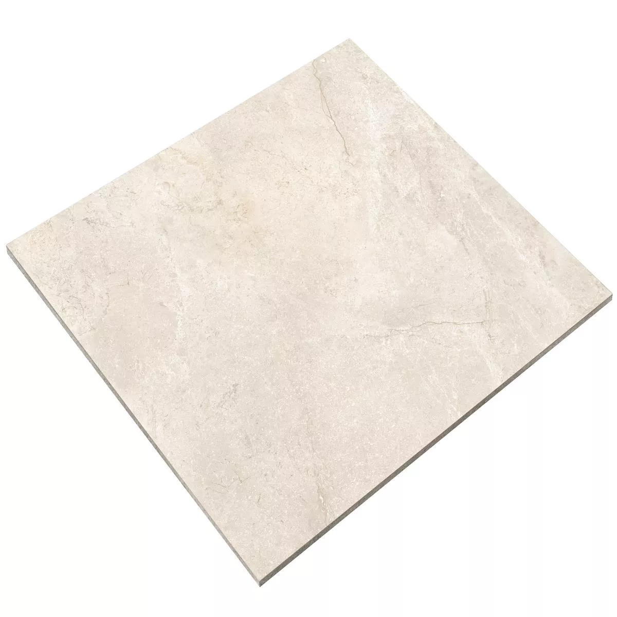 Campione Piastrelle Pangea Marmo Ottica Opaco Cream 60x60cm