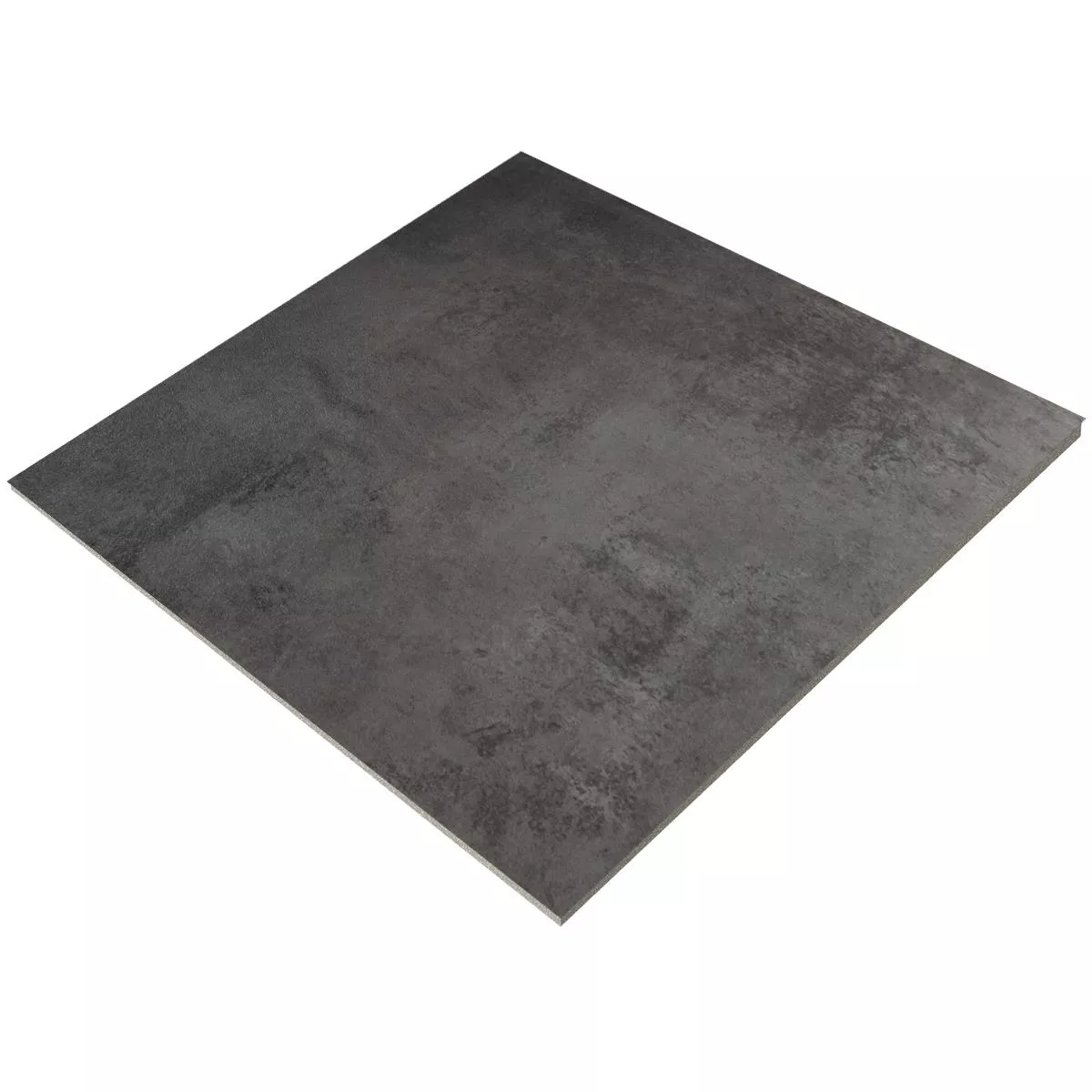 Piastrelle Oyama Ottica Metallo 60x60cm Grigio Scuro