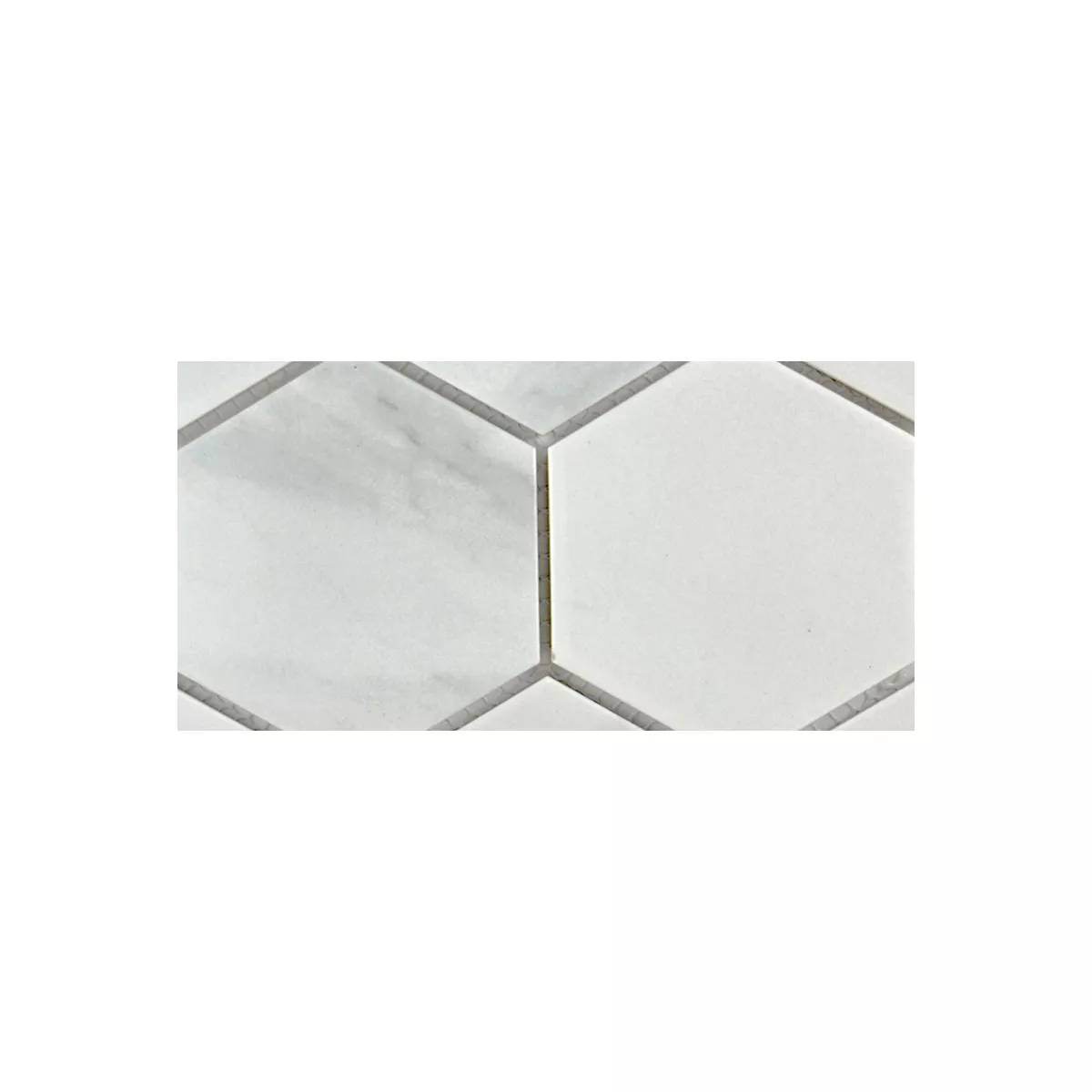 Campione Ceramica Mosaico Zyrus Carrara Hexagon 