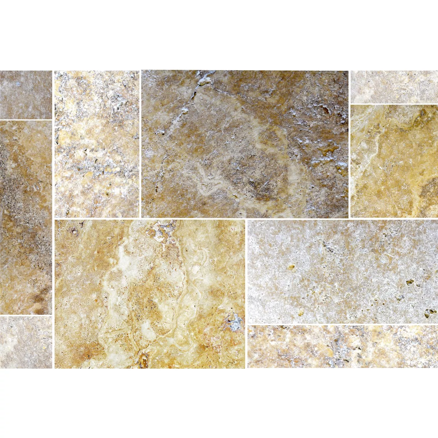 Pietra Naturale Piastrelle Travertin Castello Gold Invecchiato Modello Romano Pietra Naturale Piastrelle Travertin Castello Gold Invecchiato Modello Romano
