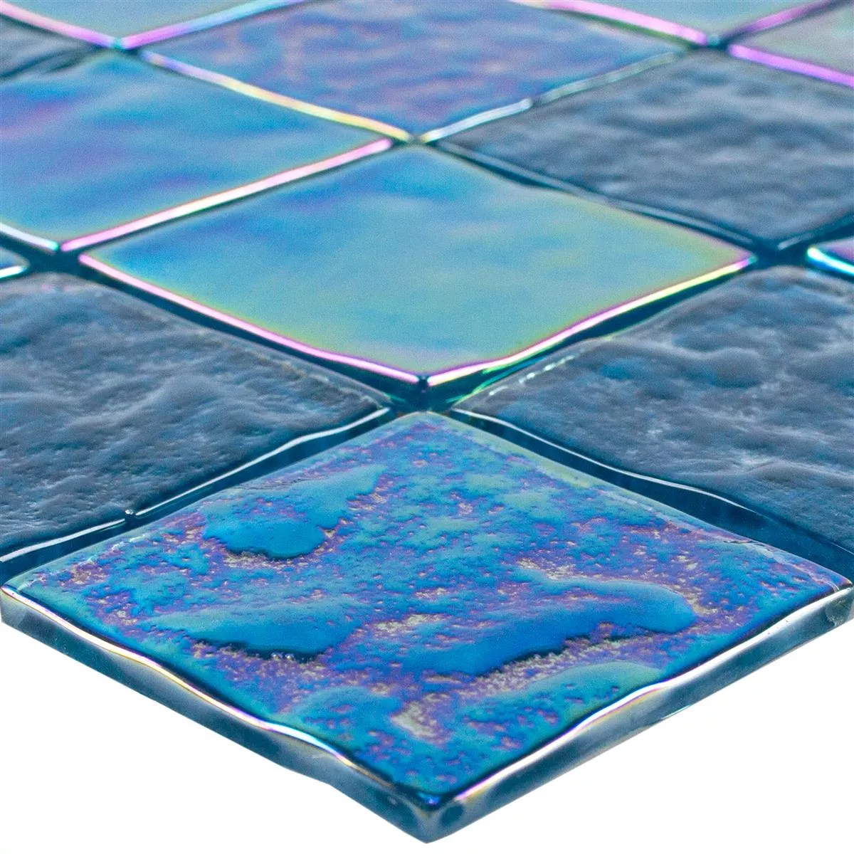 Mosaico Di Vetro Piastrelle Effetto Madreperla Carlos Blu 48 Mosaico Di Vetro Piastrelle Effetto Madreperla Carlos Blu 48
