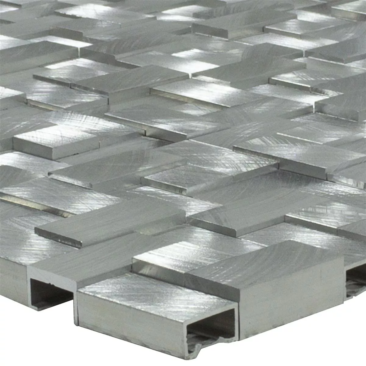 Alluminio Metallo Mosaico Quantum Argento Alluminio Metallo Mosaico Quantum Argento