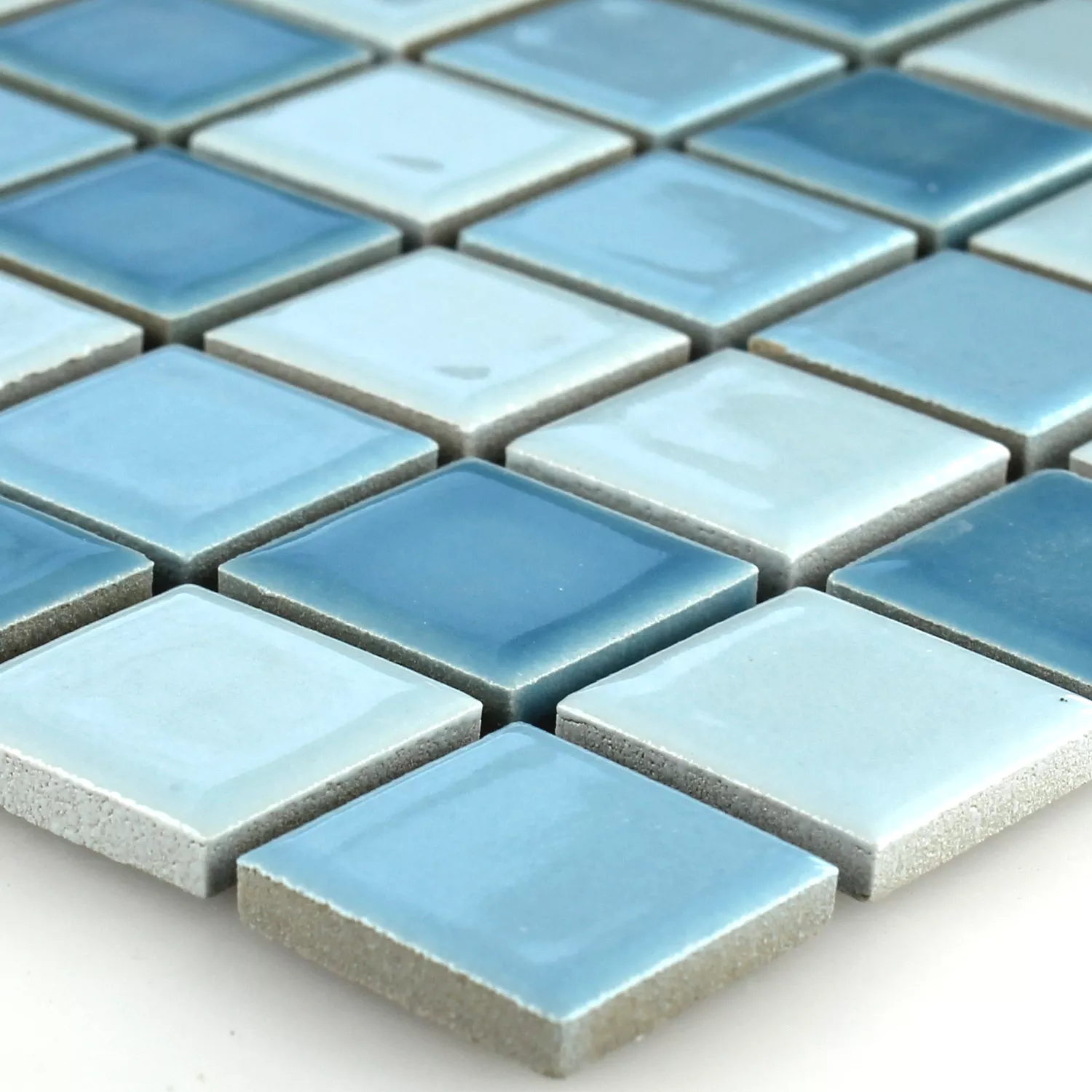 Mosaico Ceramica Blu Mix 25x25x5mm