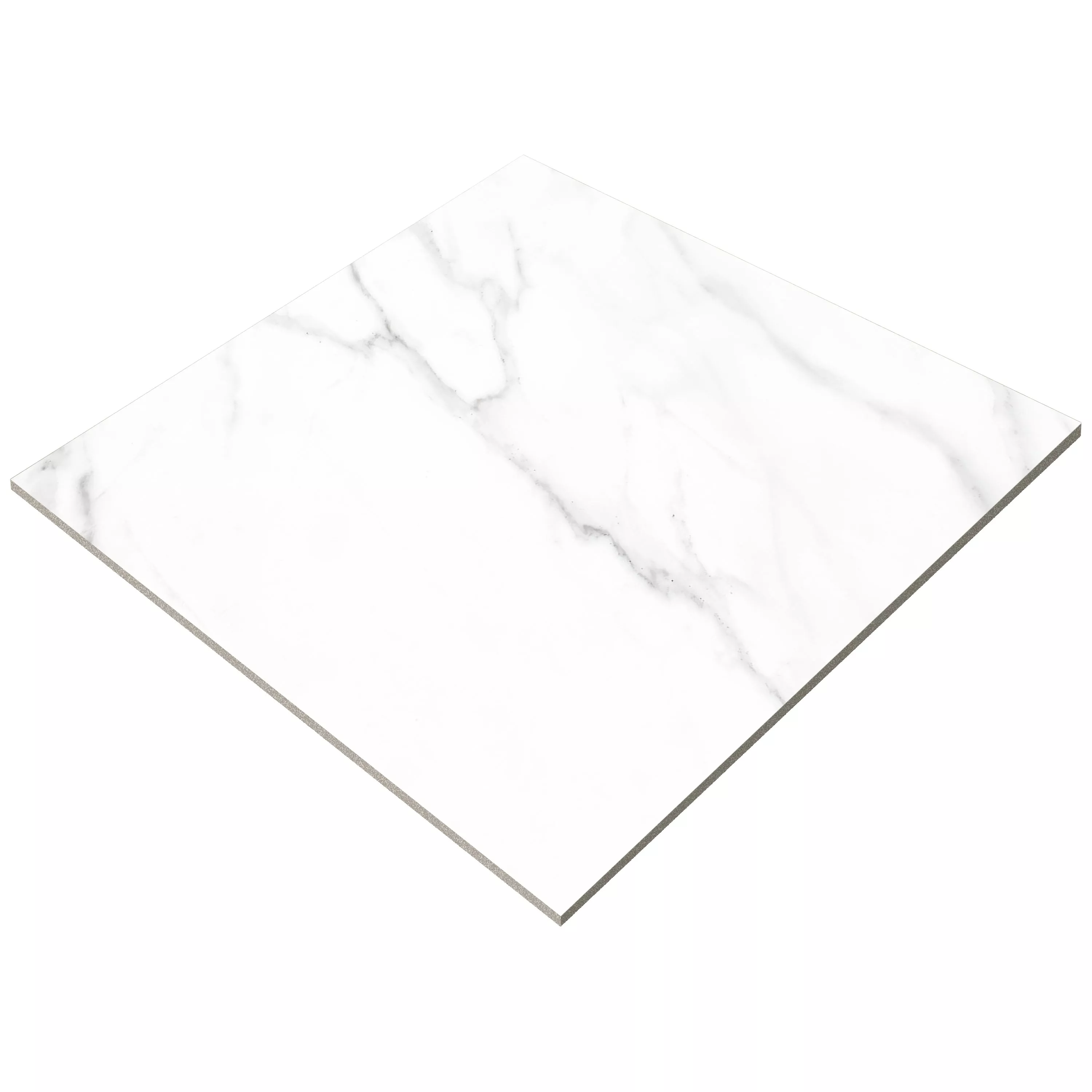 Piastrelle Arcadia Marmo Ottica Opaco Bianco 60x60cm